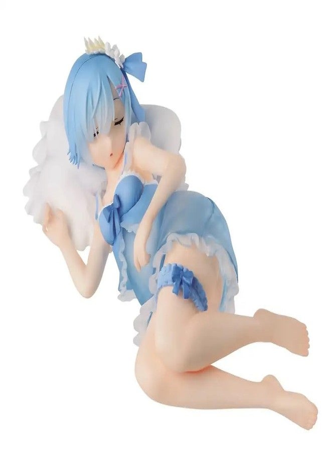 PINAKA دمية أنمي PINAKA Ichiban Kuji Re Zero Sleeping Tea Party Last One Award Rem Wake Up Figure Model PVC - Image 1